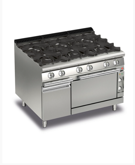 BARON GAS RANGES WITH OVEN Q70PCF/GE1203